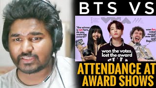 Indian YouTuber Reacts to BTS vs Attendance at Award Shows [upl. by Hackathorn142]