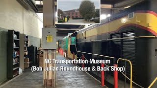 NC Transportation Museum Bob Julian Roundhouse amp Backshop 102724 Ft 2601 [upl. by Aicitel]