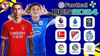 Main eFootball PES 2024 PPSSPP Liga Indonesia amp Liga Eropa Full Tim Promosi Best Graphics [upl. by Areval345]