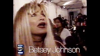 Betsey Johnson AW 1996 Fashion TV Patti Smith Jeanne Beker [upl. by Agathy270]