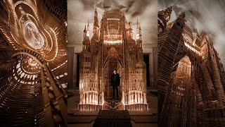 I build a CATHEDRAL with 60000 KAPLA planks no glue [upl. by Anuayek]