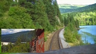 Kootenay Valley Railway Canadian Pacific Cabride  Trail to Nelson BC on an SD402 [upl. by Dryden]