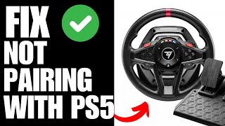 Thrustmaster T128 Steering Wheel Not Connecting To PS5  how To Connect T128 To PS5 [upl. by Hermosa]