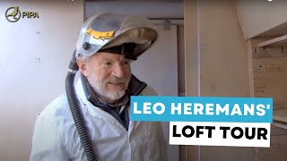 Leo Heremans guides us around his lofts [upl. by Eleaffar554]