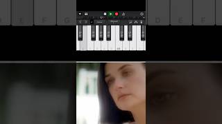 Indecent proposal John Barry easy piano notes GarageBand iPhone [upl. by Quintie]