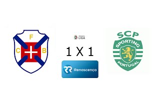 BELENENSES 1 X 1 SPORTING CP  LIGA NOS 201415  RELATO RR [upl. by Ahseikal]