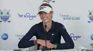 Nelly Korda quotNow I hate all of themquot 2024 Kroger Queen City Championship © LPGA Tour [upl. by Ynad]