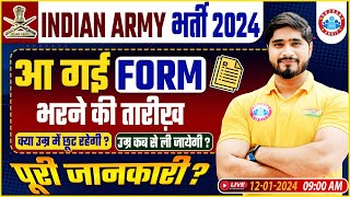 Indian Army 2024  Army Online Form  Age Limit  Army Age Relaxation  Info By Dharmendra Sir [upl. by Eliza]