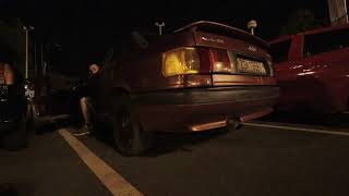 Audi 80 16 TD straight pipe revs and acceleration [upl. by Le]