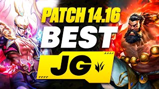 The BEST Junglers For All Ranks On Patch 1416 Death buffed  Season 14 Tier List League of Legends [upl. by Mann]