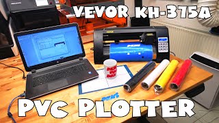 Vevor KH375A PVCPlotter  eigenen Merch herstellen [upl. by Zobkiw]