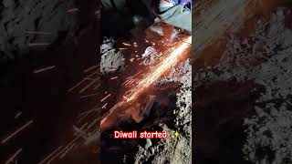 Cutting iron with cutting wheel feels like diwali crackers [upl. by Beauchamp]