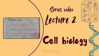 Cell biology  Eukaryotic cell  Animal cell  Lecture 2 [upl. by Ayocat789]