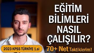 Eğitim Bilimlerinde 43 Netten 725 Nete Nasıl Çıktım Hoca ve Kaynak Önerisi Stratejilerim [upl. by Ellirpa]