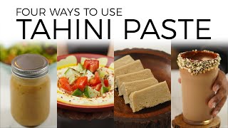 4 Ways To Use Tahini  Tahini Recipes  Easy Homemade Recipes [upl. by Notgnillew710]