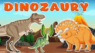 Dinozaury dla dzieci  Poznajemy dinozaury  Bajka edukacyjna dla dzieci  Trex  Kidsolandia TV [upl. by Jestude195]