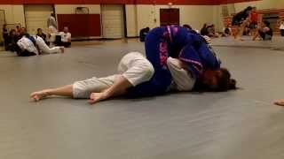 Colleen Merullo sweeps the womans blue belt division US Grappling Submission Only Dec2013 [upl. by Yrrep503]