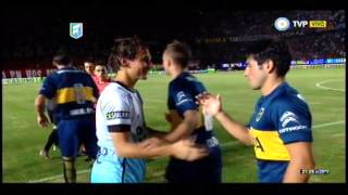 Boca  Colón Saludo entre Ledesma y Orión  Fecha 4 Torneo Julio H Grondona 2015 [upl. by Zins]