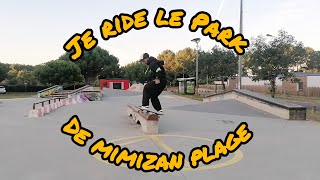 Découverte du skatepark de Mimizan plage [upl. by Aletta]