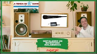 🤠🌞✅como instalar un microfono inalambrico karaoke y como funciona 🤠🌞✅ [upl. by Yllut]