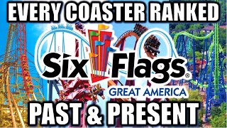 Ranking Every Coaster EVER at Six Flags Great America  Past amp Present Gurnee Illinois [upl. by Lennon]