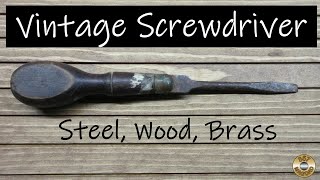 Hand Tool Restoration  Vintage Screwdriver [upl. by Onitrof]