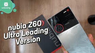 nubia Z60 Ultra Leading Version  Unboxing en español [upl. by Arimaj]