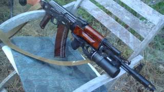 Dboys GP25 Airsoft Grenade Launcher for AK74 Series Rifles [upl. by Norej]