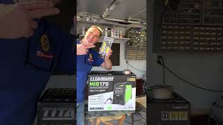 Best Mig Welder  MiG 170 Titanium Harbor Freight [upl. by Katerine]