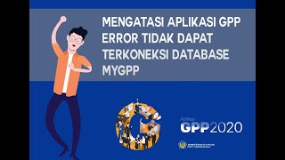 MENGATASI APLIKASI GPP ERROR TIDAK DAPAT TERKONEKSI DATABASE MYGPP remote connetion server mygpp [upl. by Gerald]