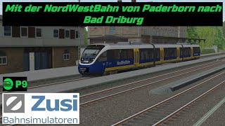 MIt der NordWestBahn von Paderborn nach Bad Driburg [upl. by Mellette]