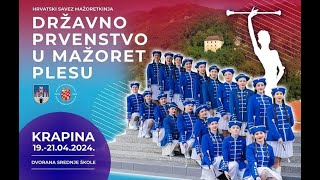 DRŽAVNO MAŽORET PRVENSTVO KRAPINA 2024 [upl. by Iddo449]