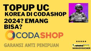 CARA TOP UP UC PUBG KOREA DI CODASHOP 2024 [upl. by Aliakim]