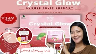 CRYSTAL GLOW  LYCHEE FLAVOR  QUICK REVIEW [upl. by Amri]