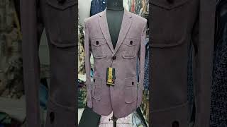 4 pocket blazer jacket New design blazer youtubeshorts design gandhinagar shorts [upl. by Enylorac]