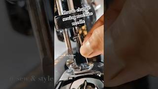 How to change sewing machine needle sewingtipsandtricks sewingtools sewingmachinerepair shorts [upl. by Judye]