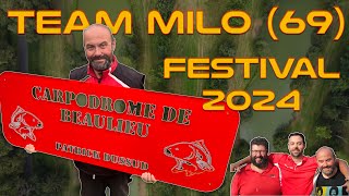 FESTIVAL MILO 69 ETANG DE BEAULIEU CARPE AU COUP en CARPODROME carpfishing polefishing milo [upl. by Orecic]