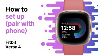 Fitbit Versa 4 Setup StepbyStep with Chapters [upl. by Conney]