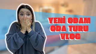 YENİ ODAM YENİ EŞYALARIM ODA TURU VLOG [upl. by Assela794]