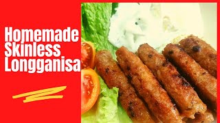 HOMEMADE SKINLESS LONGGANISA l Grace Recipes l [upl. by Amarillis]