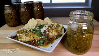 Canning Roasted Salsa Verde  Authentic Green Salsa Recipe amp Full Walkthrough [upl. by Aehsan]