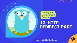 http redirect page  Golang Web Development Bangla  Learn With Raihan [upl. by Ronnoc435]