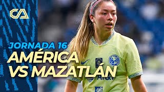 🔴  EN VIVO  🦅 América Vs Mazatlán  Jornada 16 [upl. by Casteel]