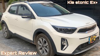 Kia stonic  Ex   2024 model  Expert review  Car talk with Arslan [upl. by Darrey]