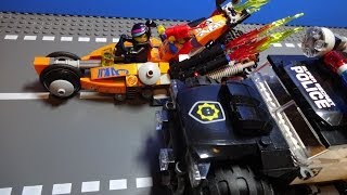 THE LEGO MOVIE Super Cycle Chase  Stop Motion [upl. by Pattie]