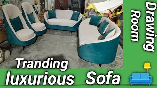 sofa set  drawing room sofa set 🇮🇳🛋️🔥  luxurious sofa set  rksofafurniture7292 [upl. by Ardnod165]