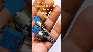 How To Make Low Cost Multi Turn Potentiometer  useful simple gadget THEKEPLERSTORE [upl. by Toland903]