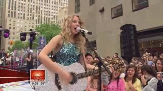 Taylor Swift  Our Song Live in New York HD [upl. by Sirronal616]