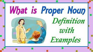 What is proper noun  Proper noun  definition with examples [upl. by Ennasus894]