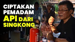 Keren Bapak Ini Ciptakan Alat Pemadam Api Dari Kulit Singkong [upl. by Armil945]